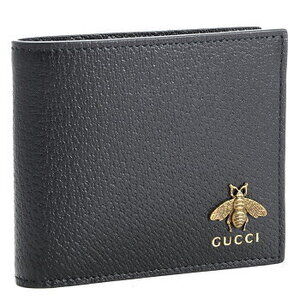 Gucci Animalier Bifold Coin Wallet Metal Bee